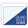 TOPS Cross Section Pad 1 Pad 5 SquaresInch Quadrille Rule Letter Size White 50 SheetsPad 1 Pad 35051