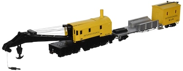 Bachmann Trains  250Ton Steam Crane  Boom Tender  PENNSYLVANIA HO Scale