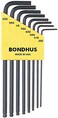 Bondhus 10932 Set of 8 Balldriver Lwrenches sizes 050532