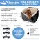 Snoozer Lookout I Dog Car Seat  Dog Car Seats for Small Dogs Small Dog Car Seat Puppy Car Seat Booster Dog Bed for Small  Medium Sized Dogs Up to 25 Lbs  Medium Black