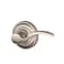 St Annes Right Handed Lever with Andover NonTurning Lock Satin Nickel F170 STA 619 AND RH