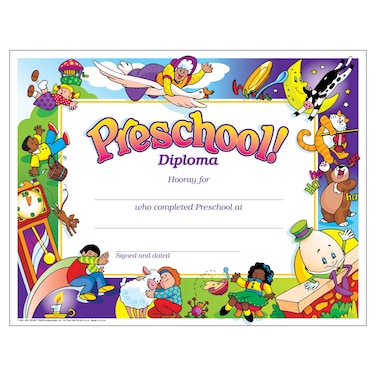 TREND enterprises Inc Preschool Diploma 30 ct