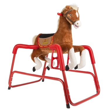 Rockin Rider Lucky Talking Plush Spring HorseBrown4000 x 2400 x 3800 Inches