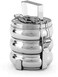 ROYAL SAPPHIRE Stainless Steel Bento Box Belly Lunch Box Tiffin Box Food Container Indian Tiffin Food storage container 13 Cm 3 Tier
