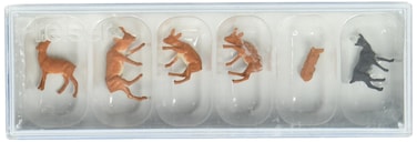 Preiser 14178 Animals Reindeer Set 2 Package6 HO Model Figure