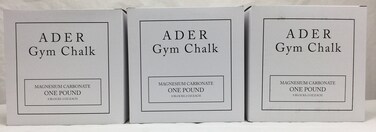 Ader Sporting Goods Gym Chalk 3 Lbs 24 Blocks