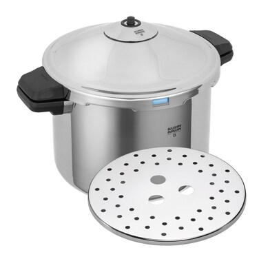 Kuhn Rikon DUROMATIC Pressure Cooker 11 845 qt family of 6 wide base for better braising Stainless