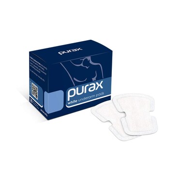 PURAX Pure Pads Antiperspirant Adhesive Underarm Pads 30 Piece