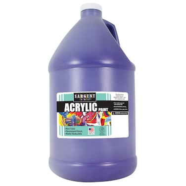 Sargent Art Violet Acrylic Paint 64 oz Bottle 64 Fl Oz Pack of 1 64 Ounce