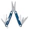 LEATHERMAN Micra Keychain Multitool with SpringAction Scissors and Grooming Tools Stainless Steel Built in the USA Blue