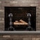 UniFlame A1234 Black Ball Fireplace Andirons