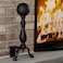 UniFlame A1234 Black Ball Fireplace Andirons