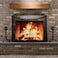 UniFlame A1234 Black Ball Fireplace Andirons