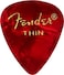 Fender Premium Celluloid Guitar Picks 351 Shape Red Moto Thin 12Pack