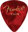 Fender Premium Celluloid Guitar Picks 351 Shape Red Moto Thin 12Pack