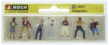 Noch 15571 Photographers 6 H0 Scale Figures