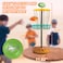 WhamO Mini Frisbee Golf Set 28inch Tall Frisbee Golf Target with 6 Mini Discs Portable Disc Golf Starter Toy Set for Indoor and Outdoor