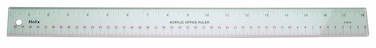 Helix Acrylic Office Ruler 18 inch  45cm 15012