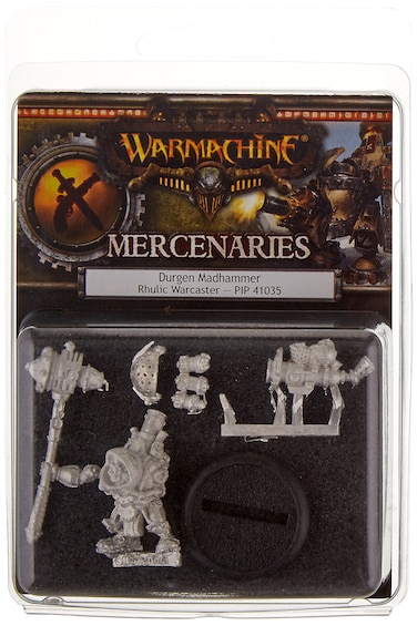 Privateer Press  Warmachine  Mercenary Durgen Madhammer Model Kit