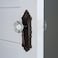 Grandeur 810109 Double Dummy Timeless Bronze Grande Victorian Plate with Bordeaux Crystal Knob