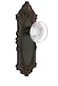 Grandeur 810109 Double Dummy Timeless Bronze Grande Victorian Plate with Bordeaux Crystal Knob