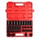 SUNEX TOOLS 2668 12 Inch Drive Master Impact Socket Set 39Piece SAE 38  112 StandardDeep CrMo Steel Heavy Duty Storage Case Includes Universal Joint