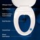 Bio Bidet BB500 Low Profile Electric Bidet Toilet Seat Warm Water Slim Heated Seat with Smart Sensor and Slow Close Lid Night Light Elongated White