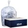 Plasticplace 4 Gallon Trash Bags 6 Microns Clear Garbage Can High Density Liners 17 x 18 2000 Count