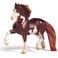 59197 Stablemates Red Stable Set with Two Horses Na