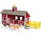 59197 Stablemates Red Stable Set with Two Horses Na