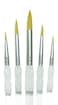 Royal  Langnickel  5pc Soft Grip Gold taklon Paint Brush Set Round  SG303