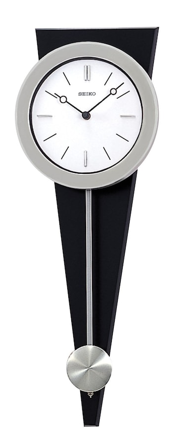 Seiko Zing Modern Art WallClock 24 Inches Silver