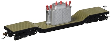 Bachmann Trains  52 Center Depressed Flat Car  with TRANSFORMER  HO Scale