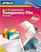 Apollo Transparency Film for Inkjet Printers Universal Quick Dry 50 SheetsPack VCG7033S Clear