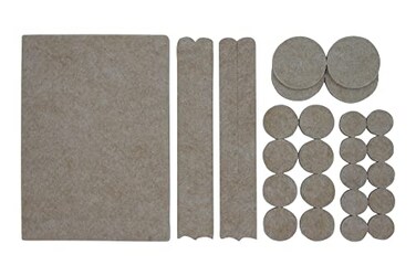 Shepherd Hardware 9947 Heavy Duty SelfAdhesive Felt Furniture Pads Assorted Sizes 27Count