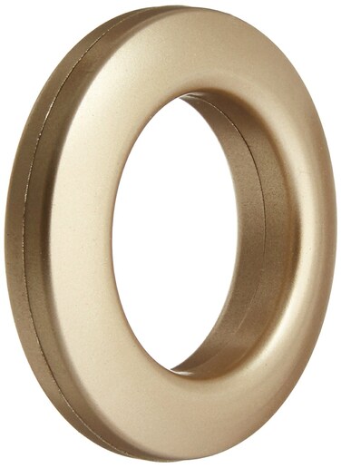 Dritz 44374 Plastic Curtain Grommets 1 in Matte Gold 8 Count