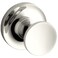 KOHLER 14443SN Purist Robe Hook Robe Hooks for Bathroom Robe Hooks for Wall Vibrant Polished Nickel