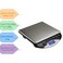 American Weigh Scales AMW Series Precision Digital Kitchen Scale Stainless Steel 2000G x 01G AMW2000