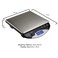 American Weigh Scales AMW Series Precision Digital Kitchen Scale Stainless Steel 2000G x 01G AMW2000