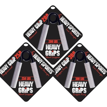 Heavy Grips Hand Grippers  Set of 3 NonSlip  200lb 250lb 300lb  Effectively Train Your Hand Grip Strength  Targeted Forearm Wrist  Hand Exercises  Advanced Hand Grip Strengtheners