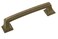 Amerock BP53031R3 Mulholland Pull 96 mm Center Rustic Brass