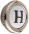 Rohl C7698PNH Country Kitchen  Country Bath Threaded Porcelain Screw Cover Cap Indice Complete Polished Nickel