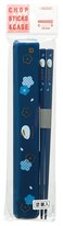 Skater Japanese Rabbit Blossom Chopstick and Case Blue