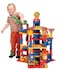 Wader Park Tower Toy Car Garage Play Set With 5 Cars 7 Floors Made in Europe Big toy set for children 3