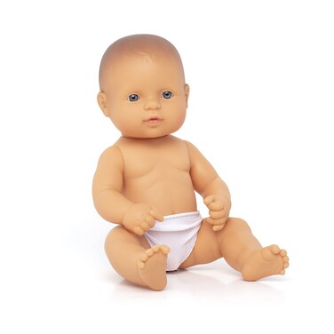 Miniland Doll 12 58 Caucasian Boy Polybag  Made in Spain Anatomically Correct Quality Inclusion