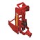 Guardian Fall Protection 2601 Portable Wall Jack for Use with 112 X 312 in Fir Poles Or 1 in Od Steel Pipe Malleable Iron Red