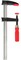 BESSEY Light Duty Tradesmans Bar Clamp  25x12 In  TGJ2512  Woodworking Clamps with Wooden Handle Ideal for Home Improvement  Workbench Projects carpentry and Cabinetry Black  Red