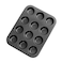 KVMORZE 12 Cup Nonstick Muffin Pan Nonstick Baking Molds for Oven Carbon Steel Cupcake Pan Muffin Baking Pan for Making Muffins or Cupcakes 139x104in