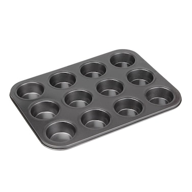KVMORZE 12 Cup Nonstick Muffin Pan Nonstick Baking Molds for Oven Carbon Steel Cupcake Pan Muffin Baking Pan for Making Muffins or Cupcakes 139x104in