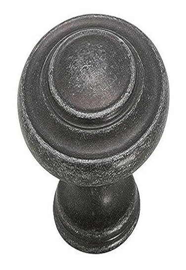 Amerock  Cabinet Knob  Wrought Iron Dark  1516 inch 33 mm Diameter  Inspirations  1 Pack  Drawer Knob  Cabinet Hardware